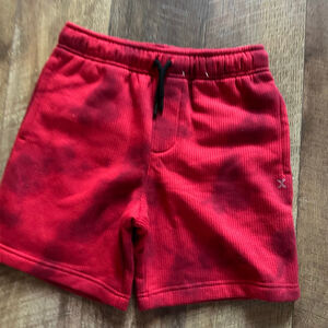 Boys Xersion Red Waffle Knit Athletic Shorts M